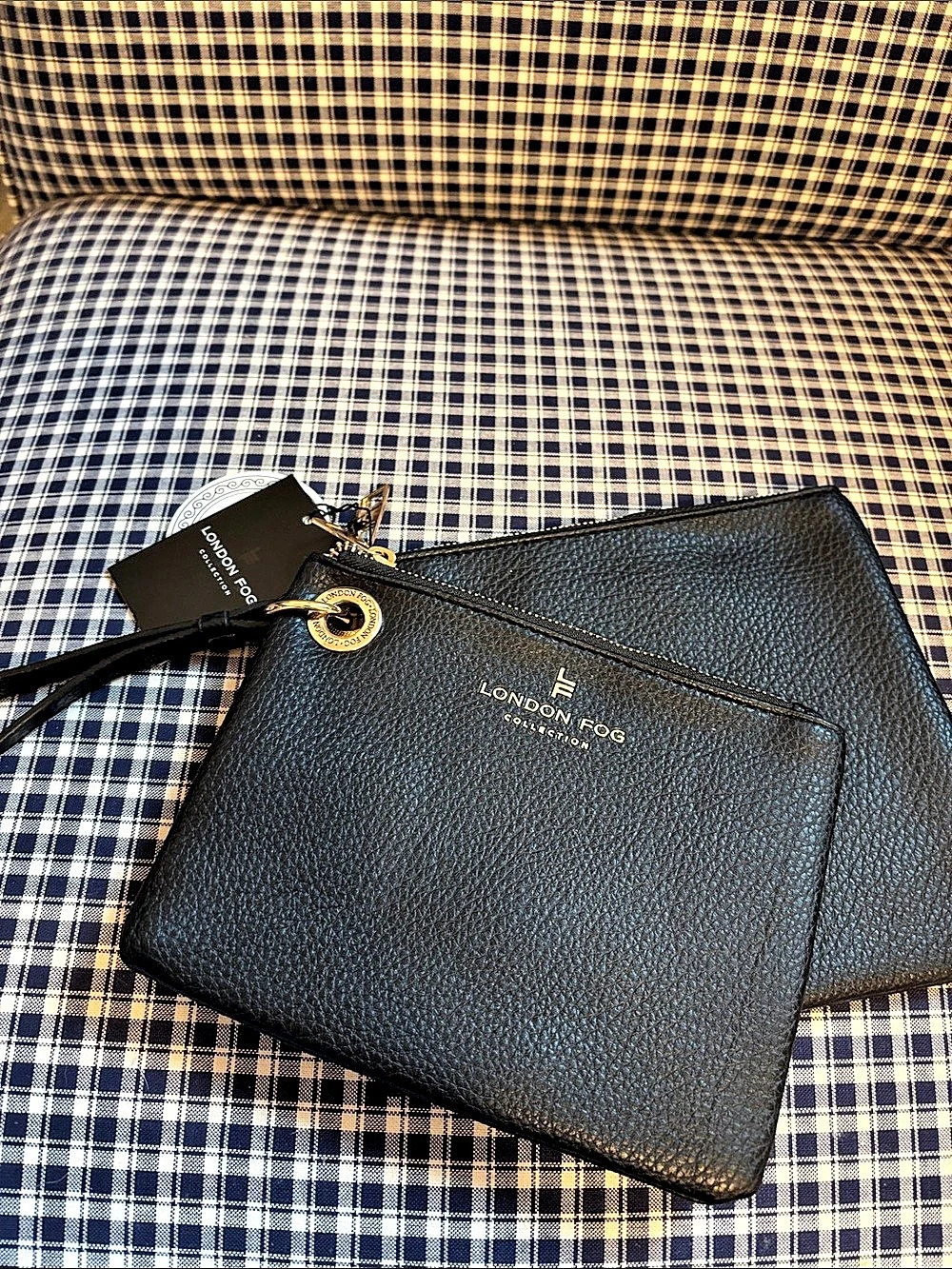 London Fog wristlet combo in Black